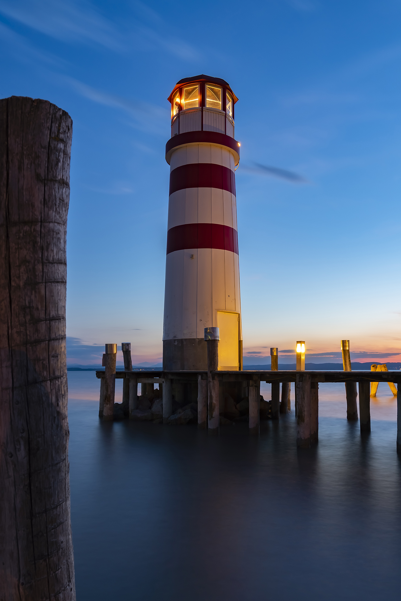Leuchtturm in Podersdorf.